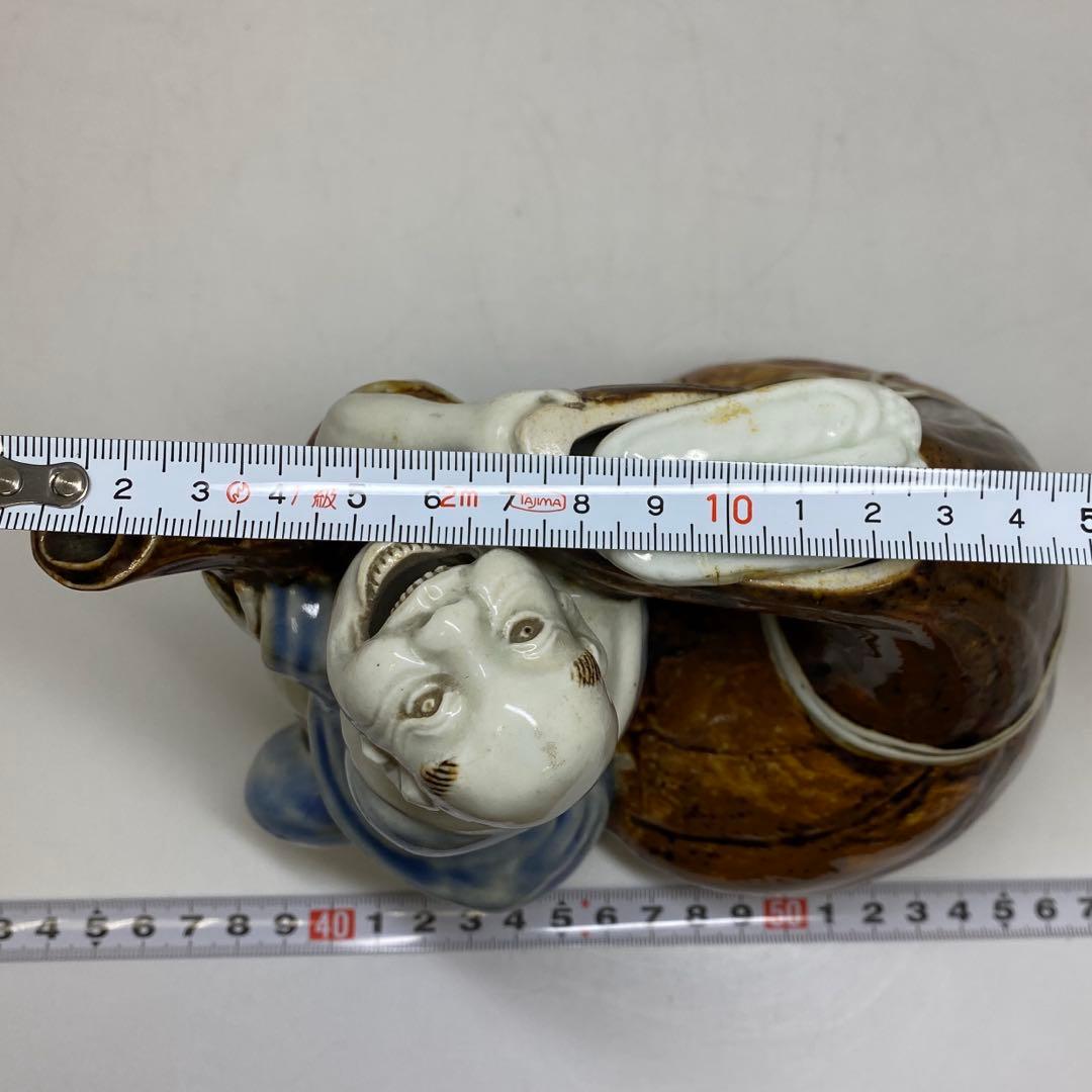 江戸時代　平戸焼水注　人物　高さ約14cm タサチ　東N7-1101☆2F