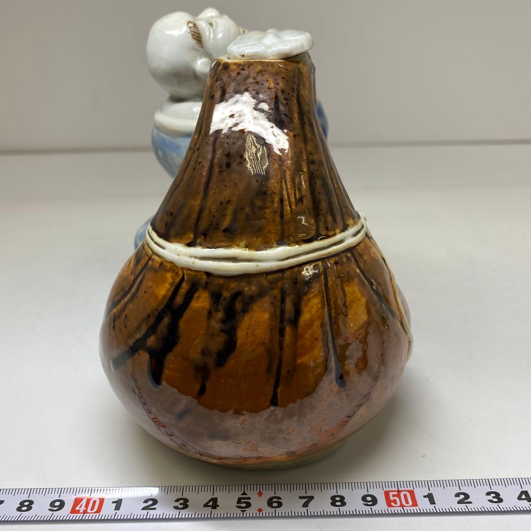 江戸時代　平戸焼水注　人物　高さ約14cm タサチ　東N7-1101☆2F