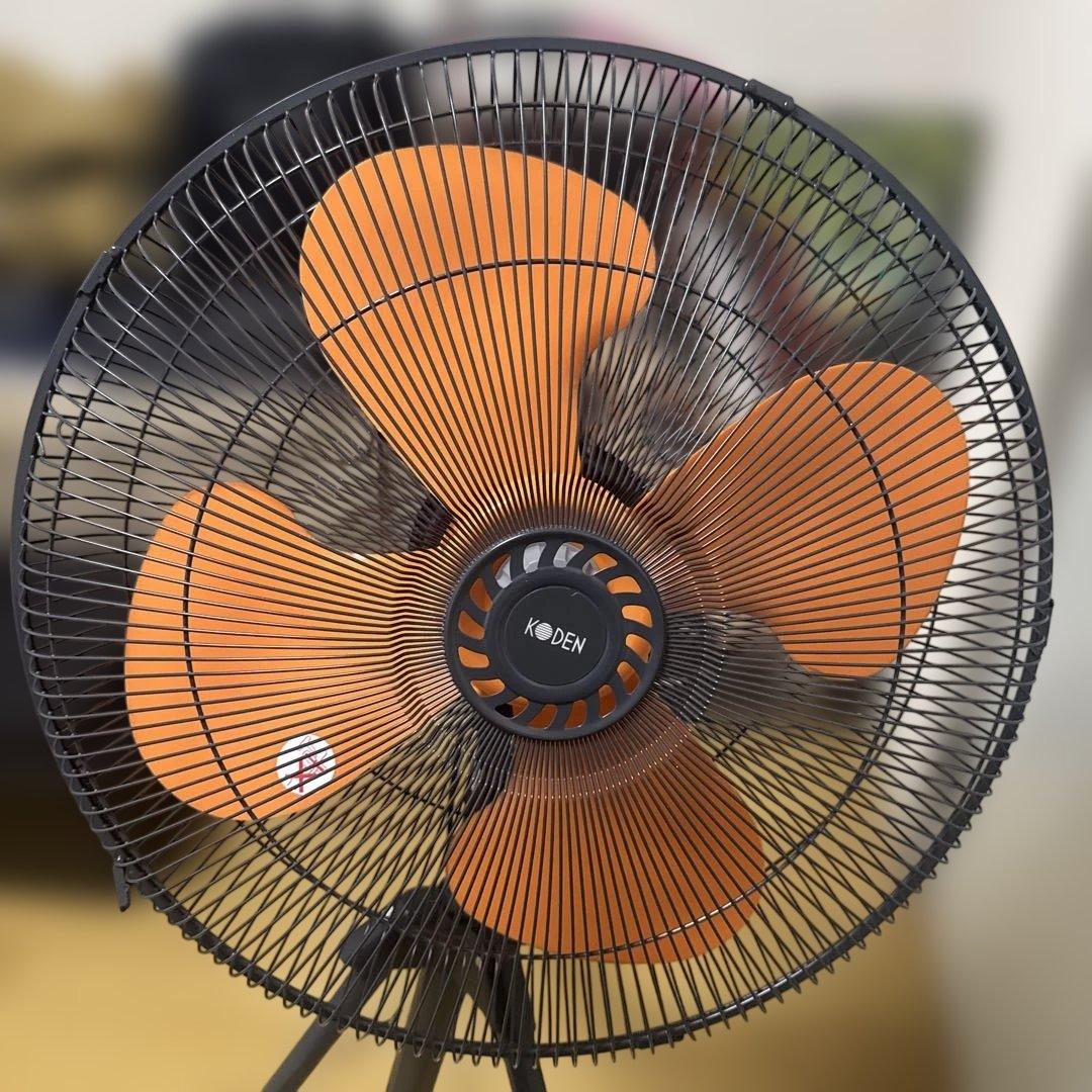 【美品】KODEN 工場扇（CFF452TPA）三脚式 大型扇風機 45cm