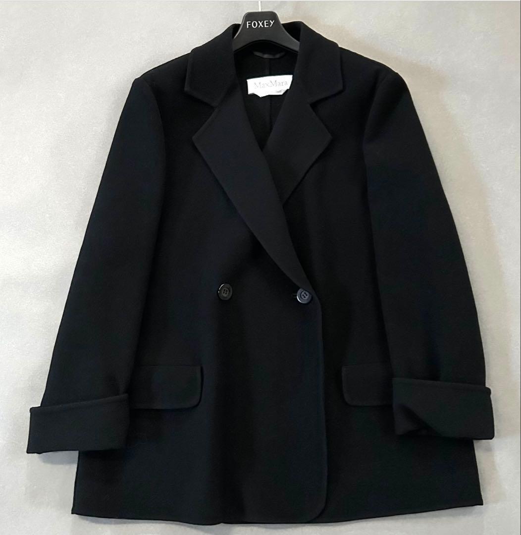 最高級＊白タグ マックスマーラ ダブルフェイス チェスターコート 42 極美品