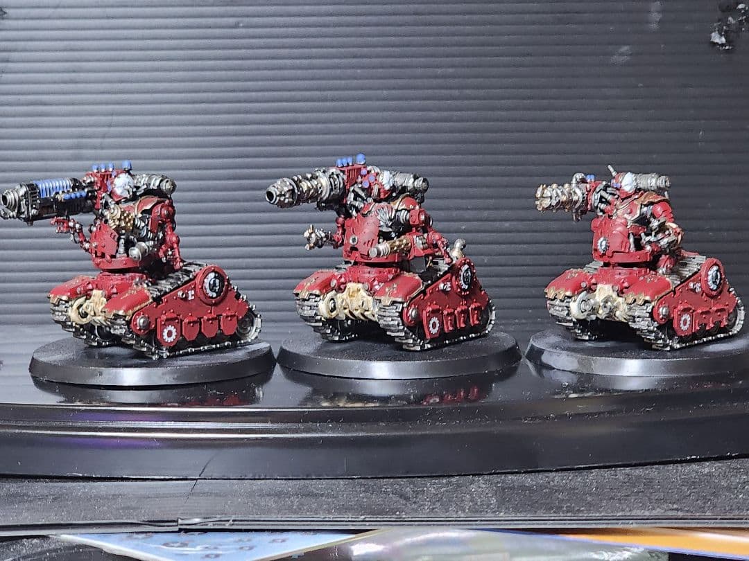 週刊ウォーハンマー、アデプトゥス·メカニカス全種、塗装済み。