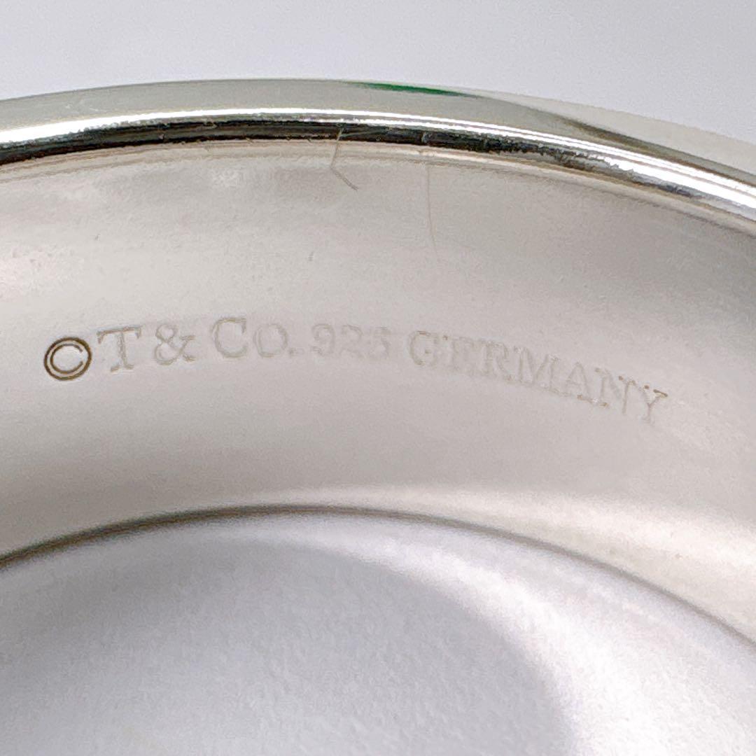 極美品 ティファニー スタッズ ピラミッド ドイツ製 リング 20号 シルバー