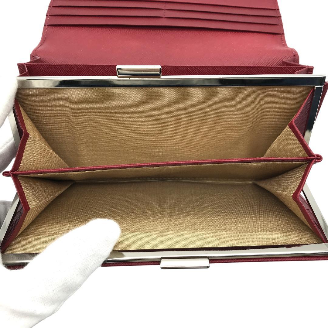 【未使用品】BURBERRY バーバリー ノバチェック がま口 二つ折り 長財布