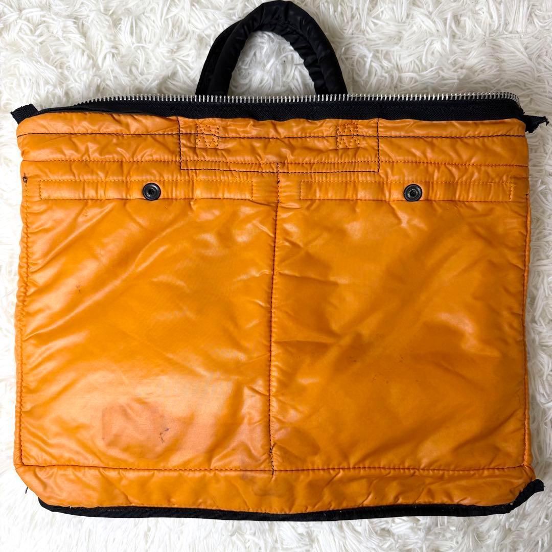 【美品】PORTERタンカー ショートヘルメットバッグ ブリーフケース A4 黒