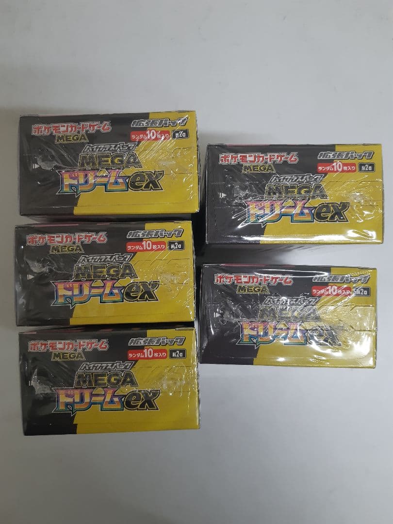 ポケモンカード MEGAドリームex シュリンク付き 5BOX