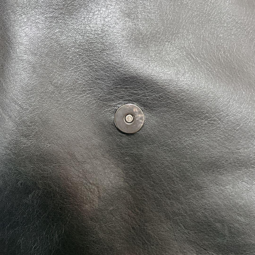 最終値下げ　クラスカCLASKA \"DO\" 松澤 紀美子さんポシェット レザー黒