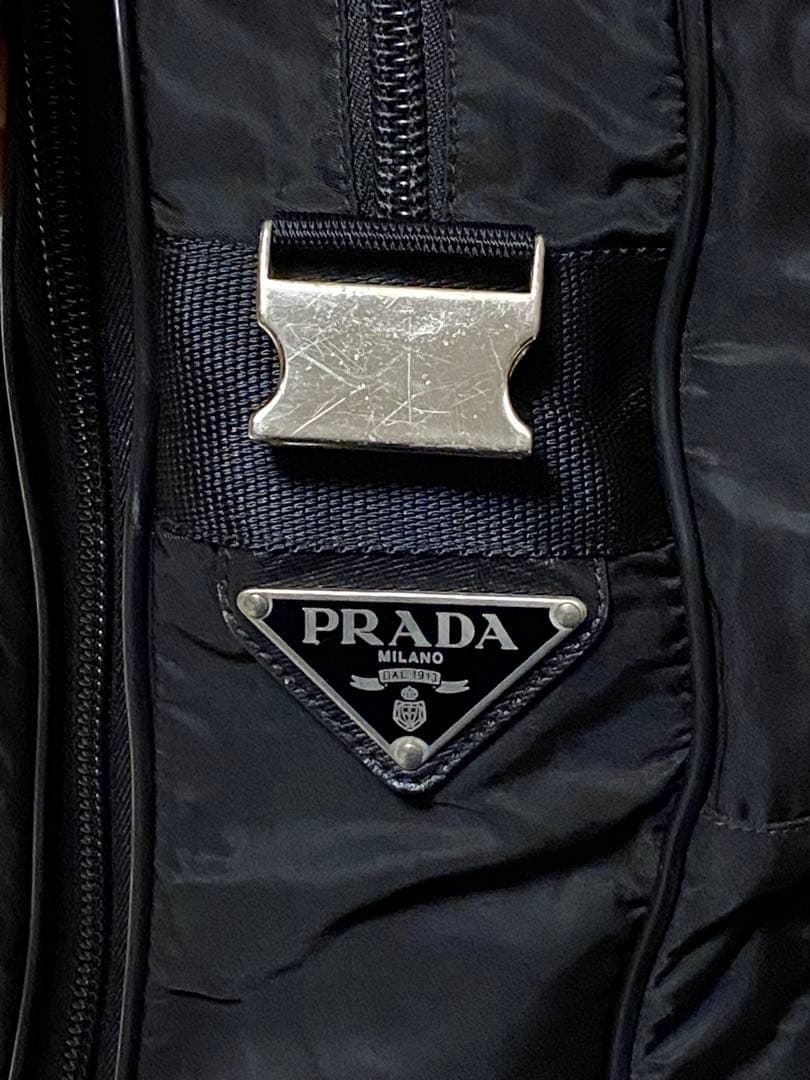 PRADA エクスパンダブル ナイロン ブリーフケース ビジネス バッグ 黒