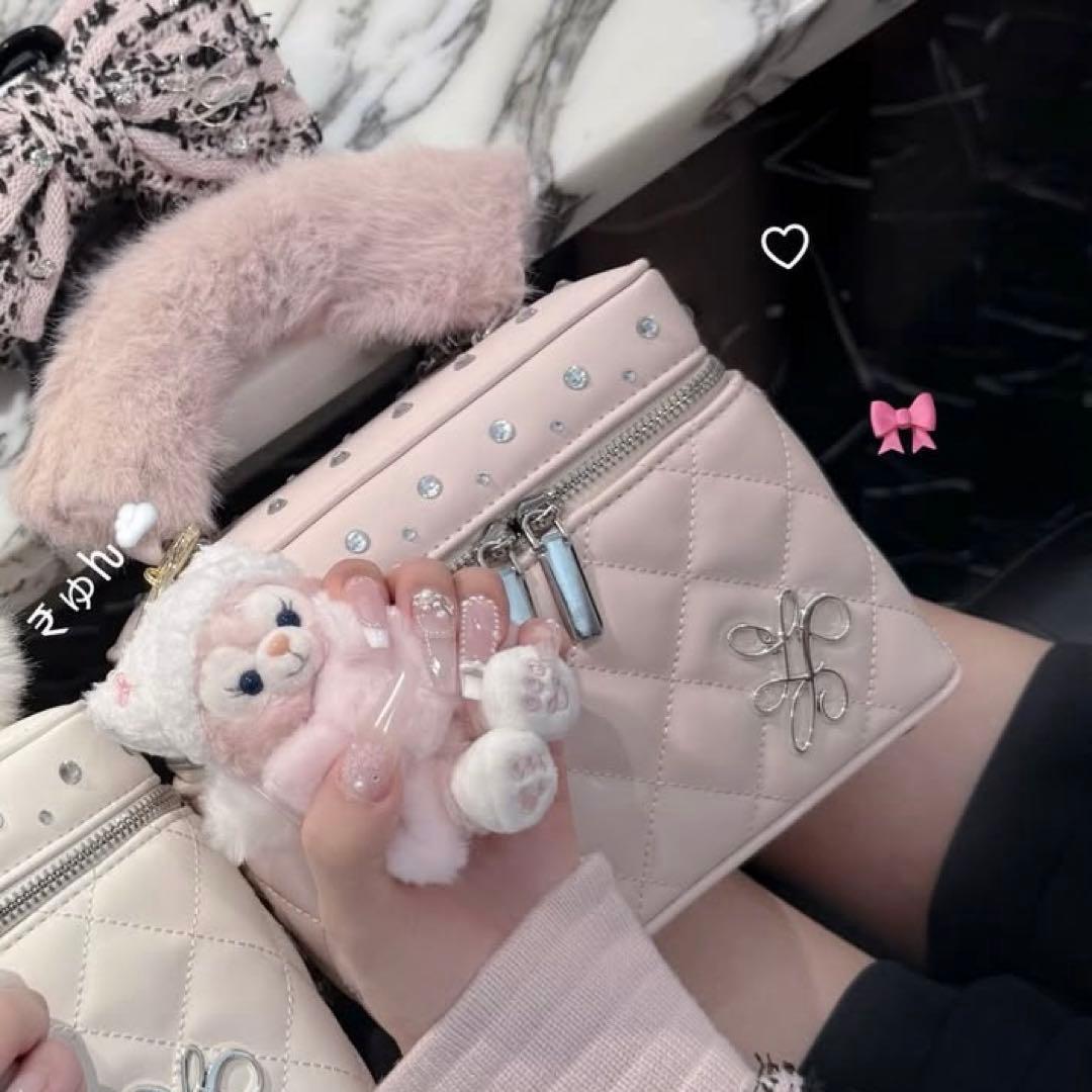 新品未使用タグ付✨ルミニョン　バニティ　バッグ　lumignon ピンク