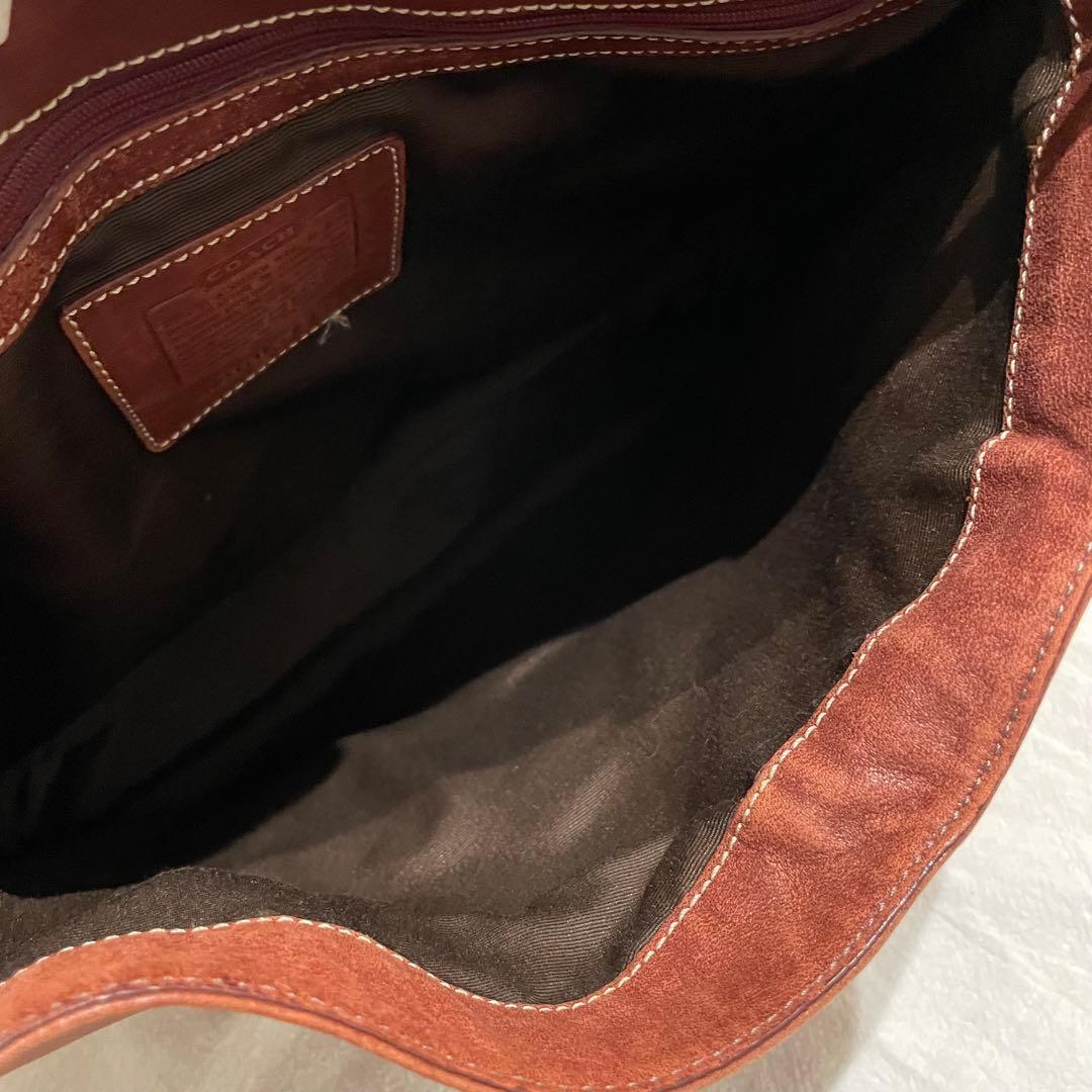 美品 オールドコーチ y2k ホーボー ショルダーバッグ　本革　肩掛け