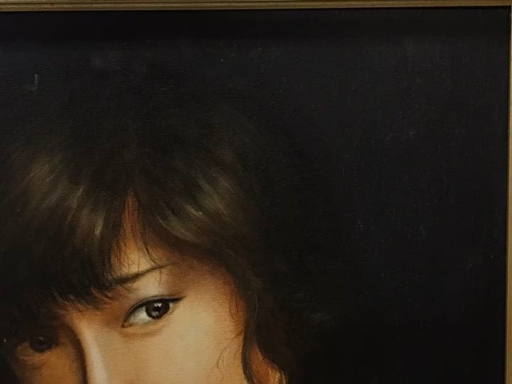 グラッシ技法(中世ルネサンス絵画様式)による油彩画  1979年　大幅値下げ