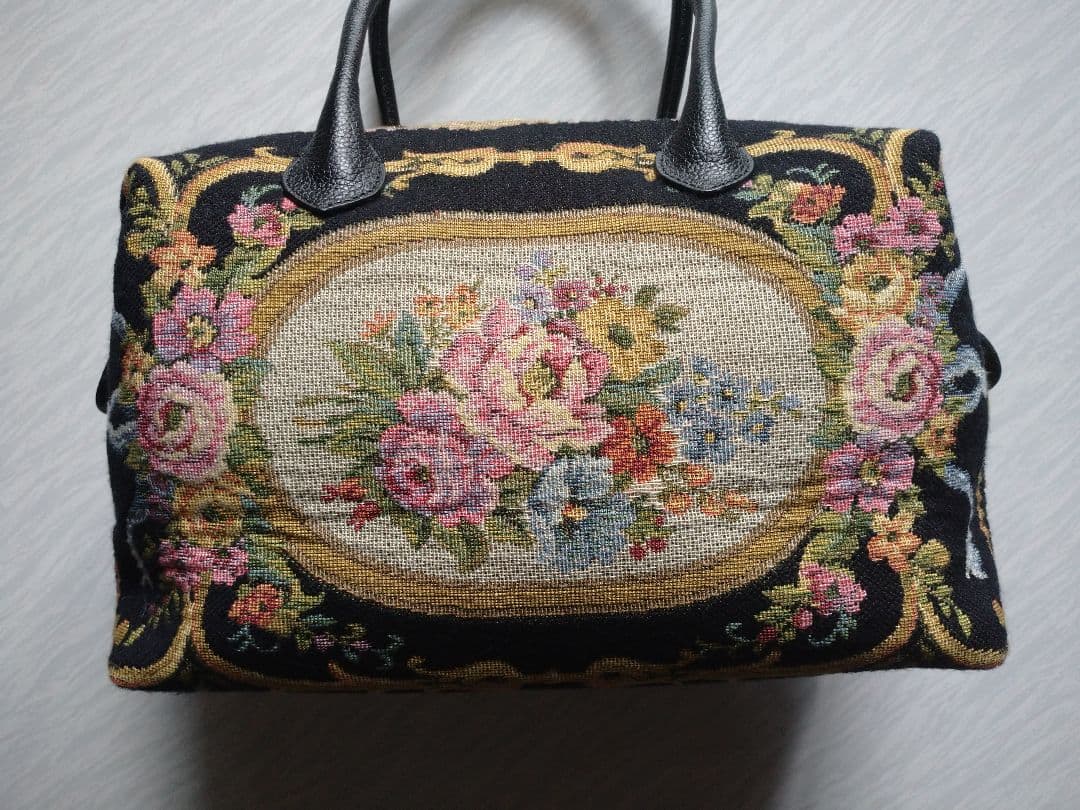 【新品】シンクビー ゴブラン織り ボストン/ハンドバッグ/ハンドバッグ