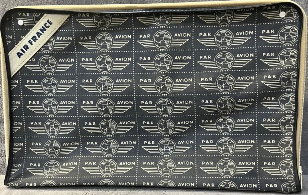 60年代　ヴィンテージ　エアラインバッグ　「AIR FRANCE」