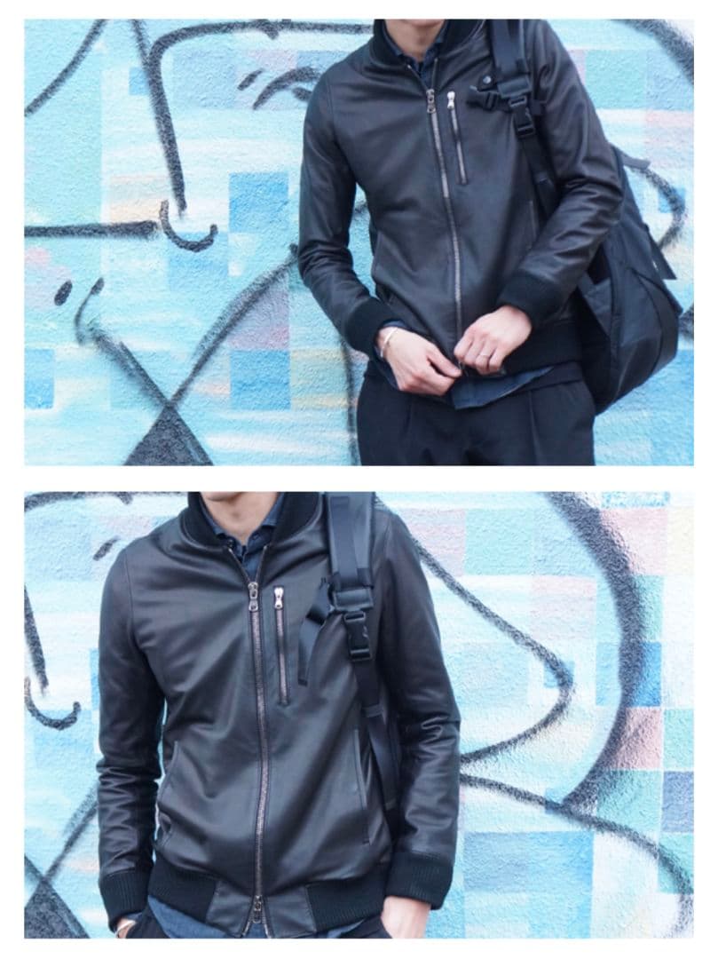 junhashimoto レザー MA-1 wjk akm backlash