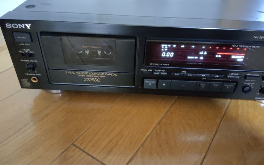 SONY K-222ESG ジャンク　カセットドアオープンしません