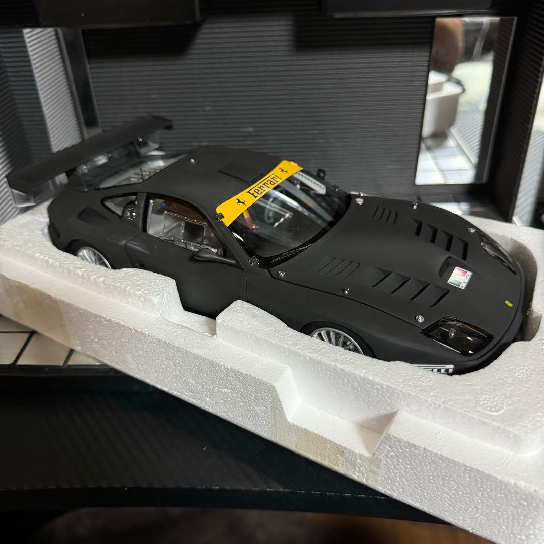 絶版 未展示品 京商 1/18 フェラーリ 575 GTC マットブラック