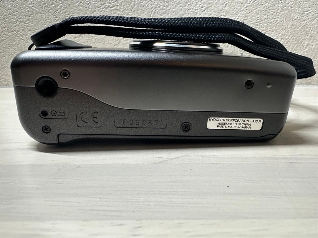 希少【美品】kyocera T ZOOM 電池　フィルム　カメラ　京セラ