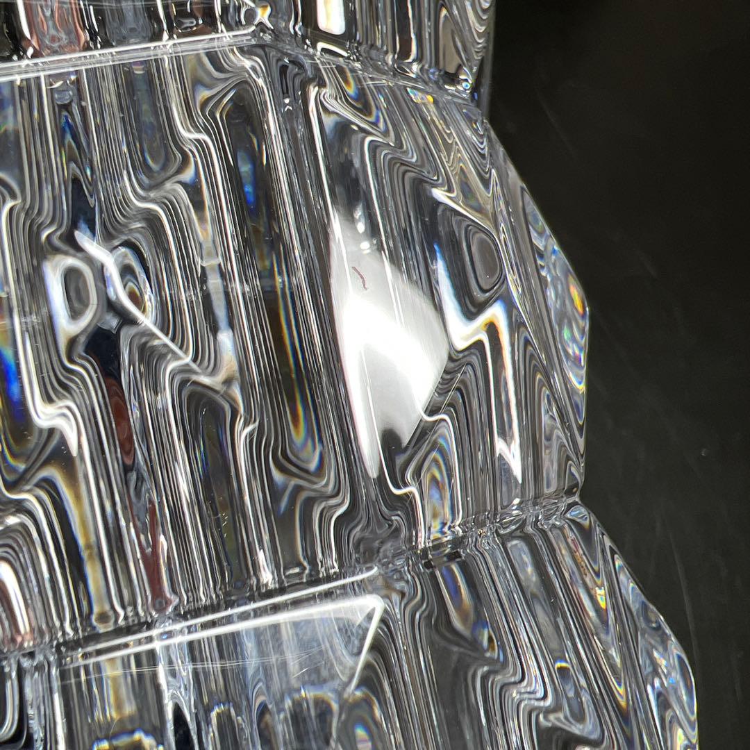 バカラ　ルクソール　フラワーベース　共箱　高15㎝　東Y7-1119☆1Fトヒト