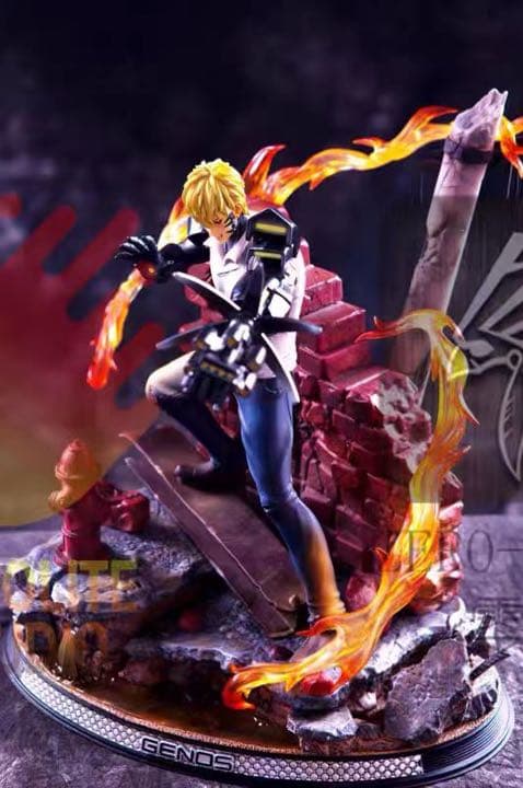 ワンパンマン 鬼サイボーグ ガレージキット ガレキ スタチュー ③