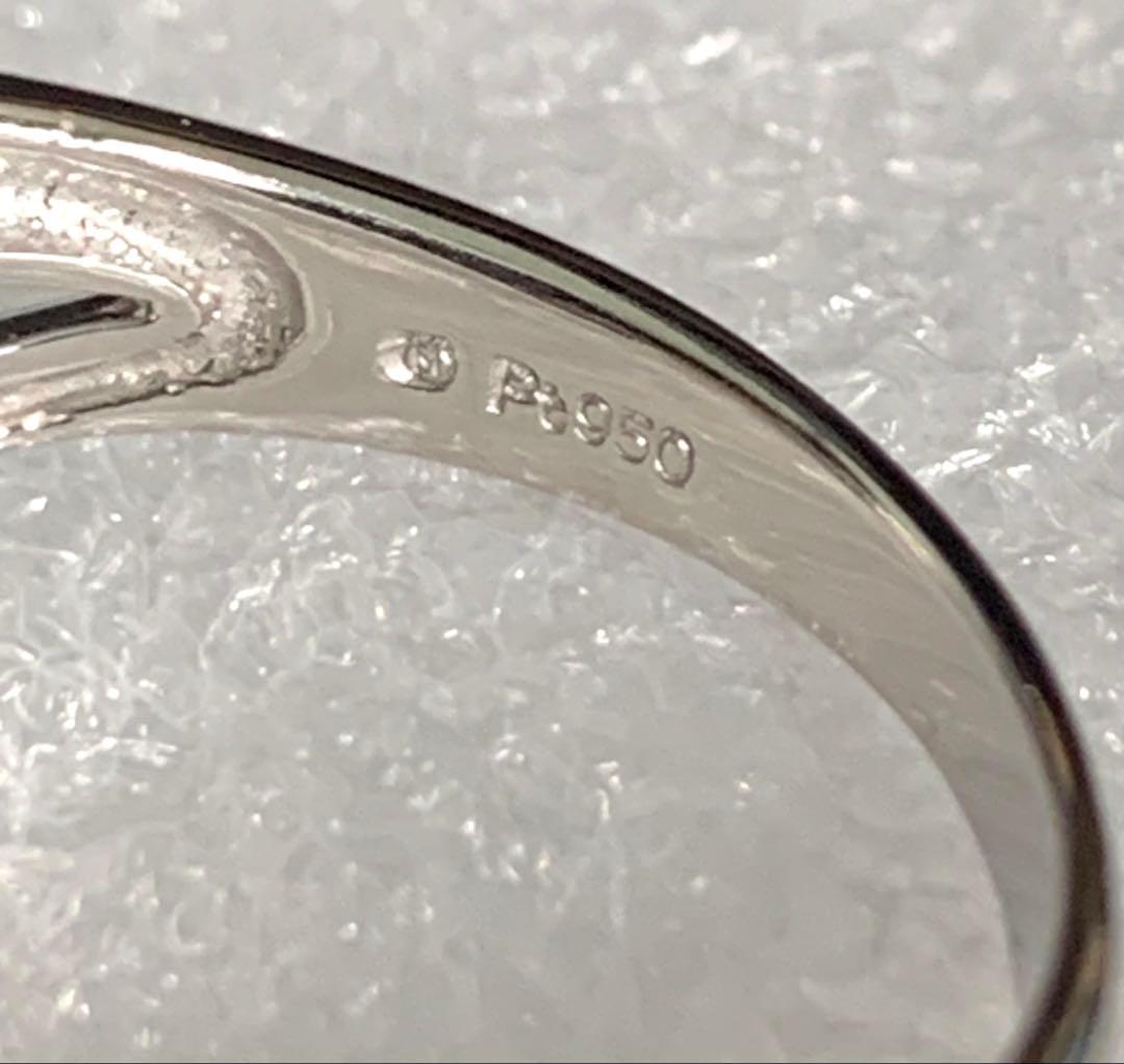 Pt950 MIKIMOTO あこや真珠リング 8.3ｇ