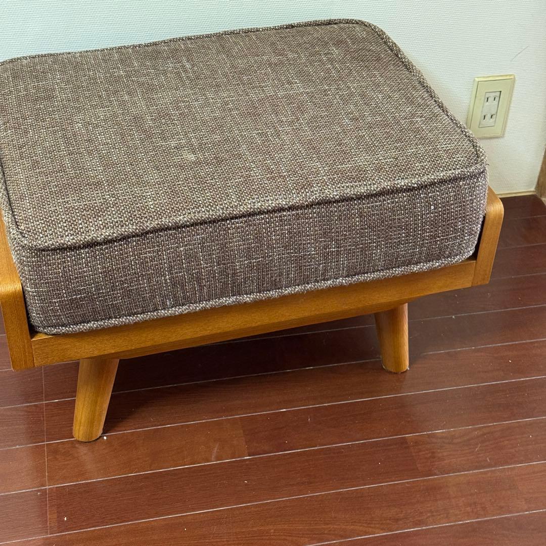 美品！unico ALBERO カバーリング　オットマン