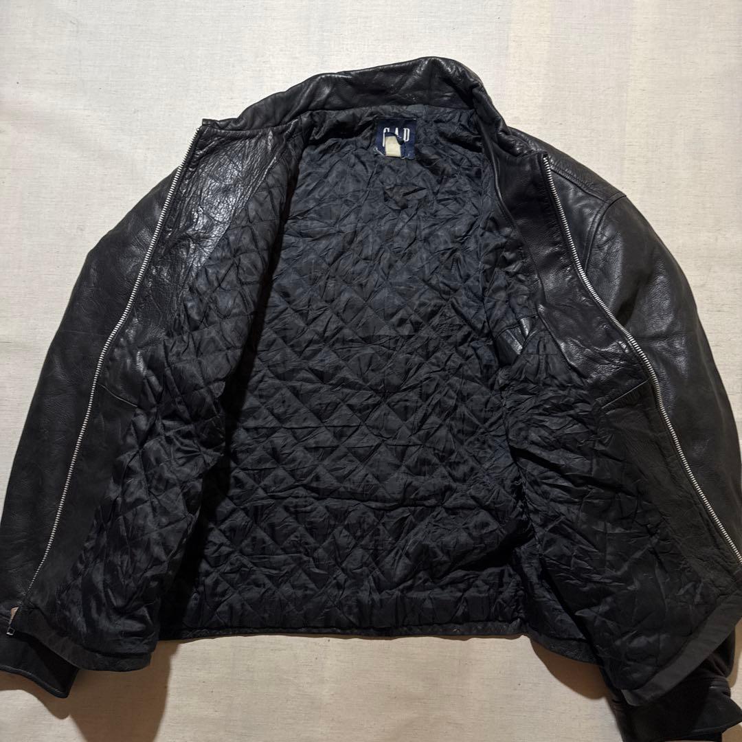 90s OLD GAP オールド ギャップ 本革 レザー ジャケット ブルゾン