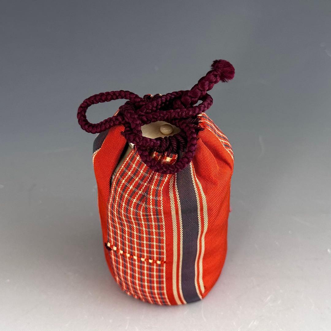 茶道具　権現谷窯　濃茶器　茶入　副田螺山　共箱　仕服付　ら山　鍋島　大川内山