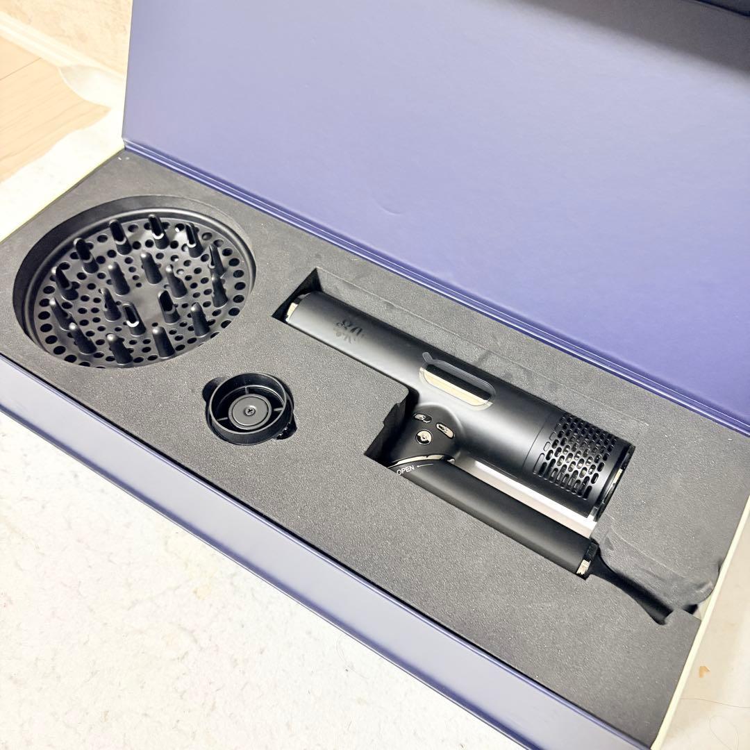 87saku ハナサク ヘアドライヤー ブラック DR-1 マイナスイオン