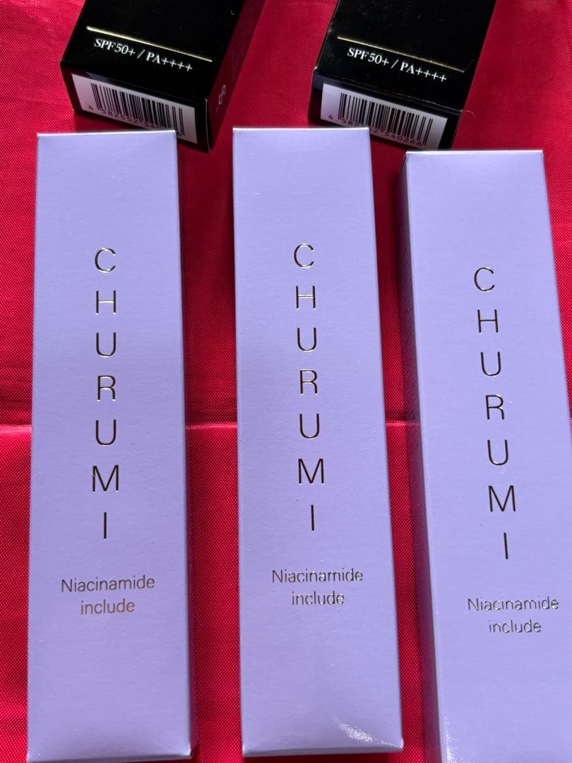 CHURUMI リキッドファンデーション 2本 ホワイトクリーム3本