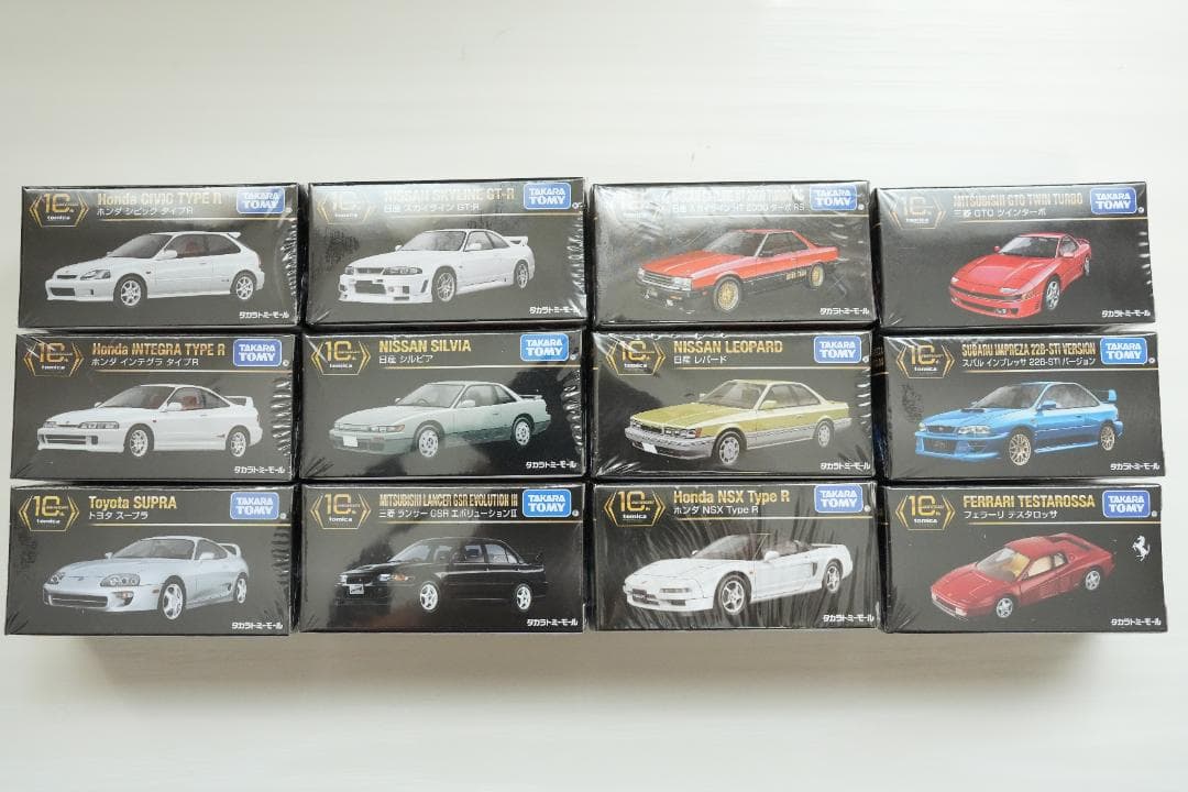 【トミカプレミアム限定】10周年記念 復刻版 タカラトミーモール 全12台