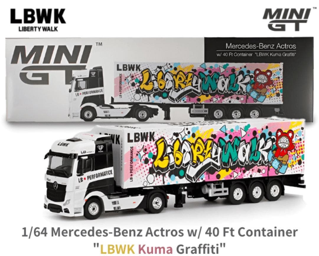 MINIGT LBWK ベンツ　トランスポートー KUMA