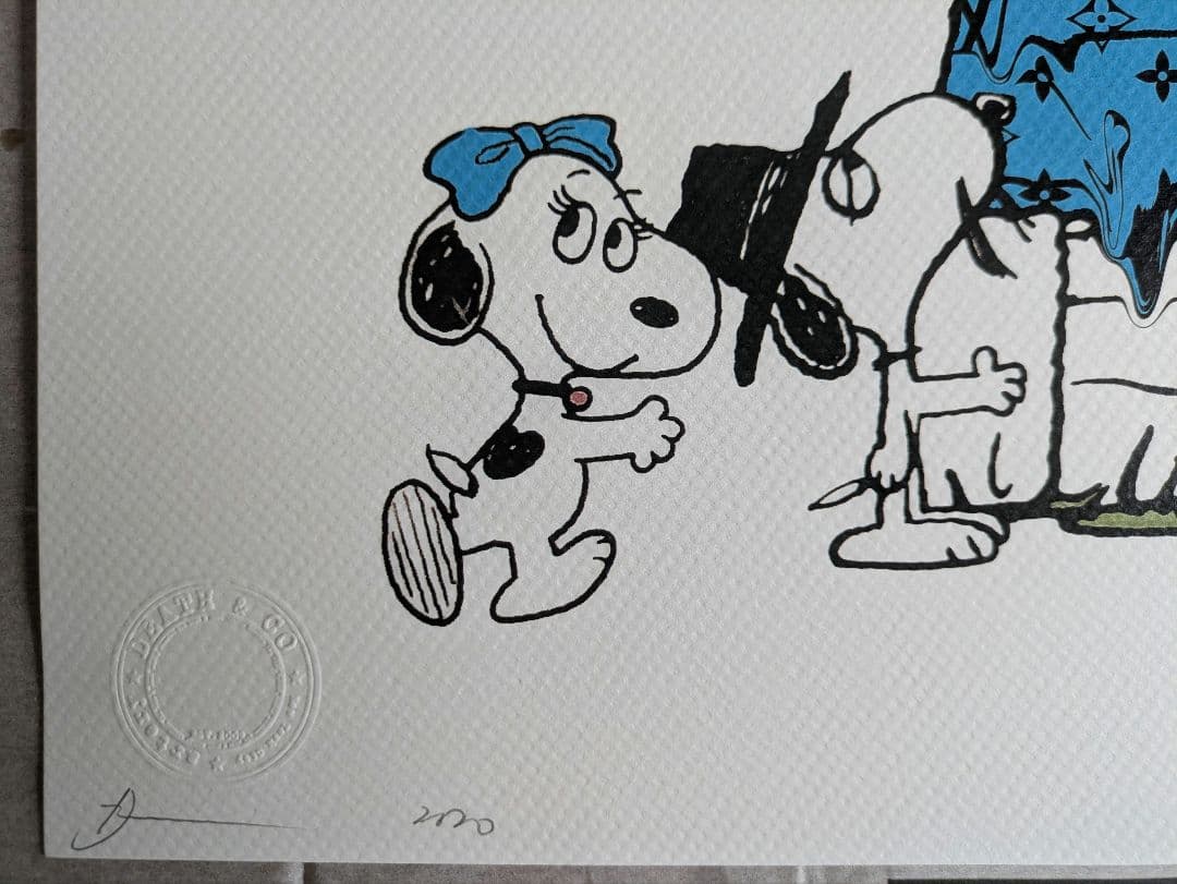 【クラウン 額装セット】【DEATH NYC 】SNOOPY＆FAMILY