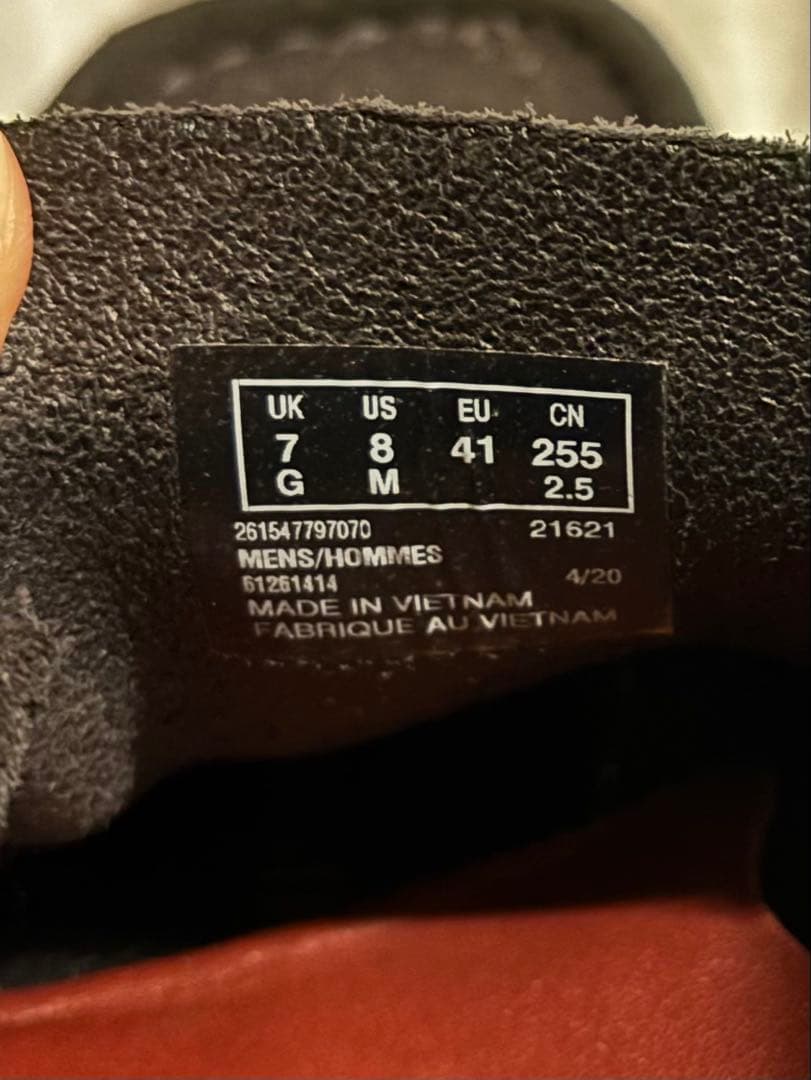 CLARKS ORIGINALS ブラック モカシン 8