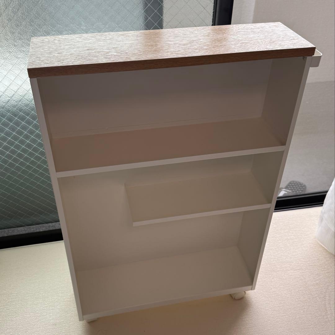 お値下げ中❗️towerタワーハンドル付きスリムトイレラックホワイト 山崎実業