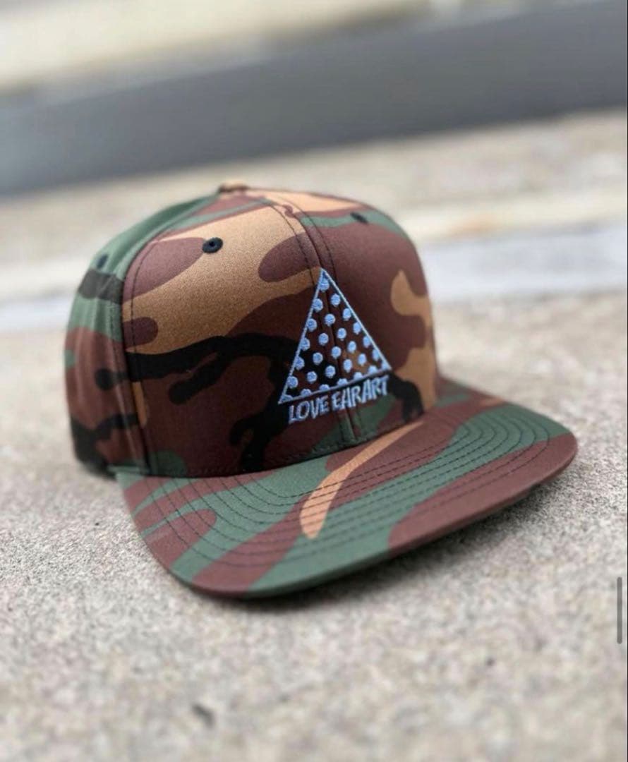 ベ*ル様 love ear art 迷彩 キャップ 横浜ホットロッド