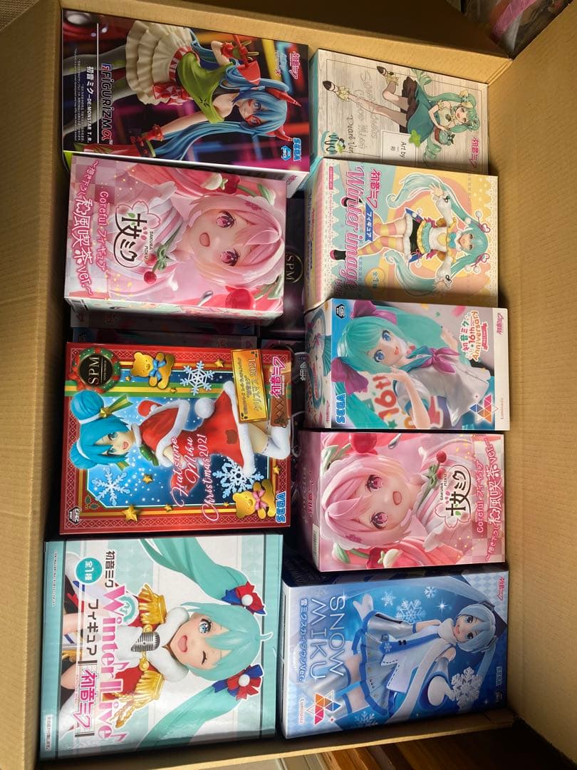 初音ミク　フィギュア　プロジェクトセカイ　桜ミク　雪ミク　アラビアン　50個