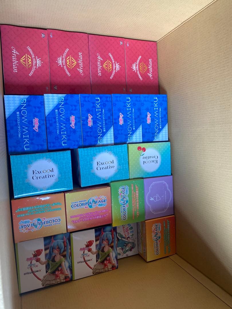 初音ミク　フィギュア　プロジェクトセカイ　桜ミク　雪ミク　アラビアン　50個