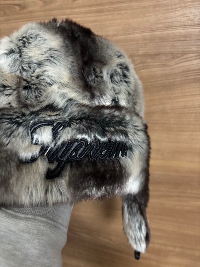 Supreme フライトキャップ ブラウン/ブルー S/M