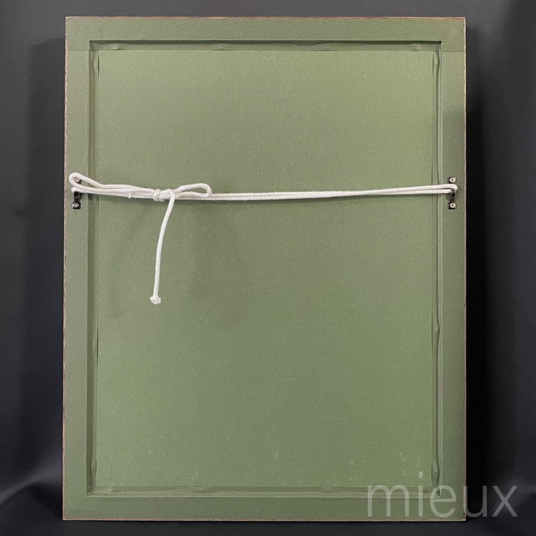 榊原匡章「観音」水彩 額付 サイン・落款あり 中古 美品