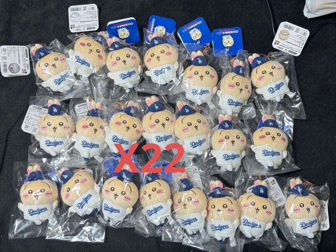 ちいかわ MLB マスコット ドジャース うさぎ 22個