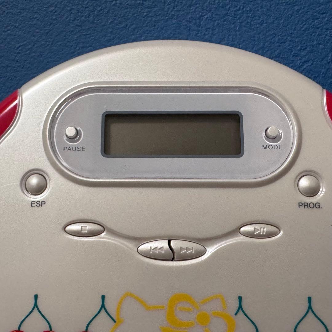 貴重極美品✨ハローキティ ポータブルCDプレイヤー レトロ 動作確認済み