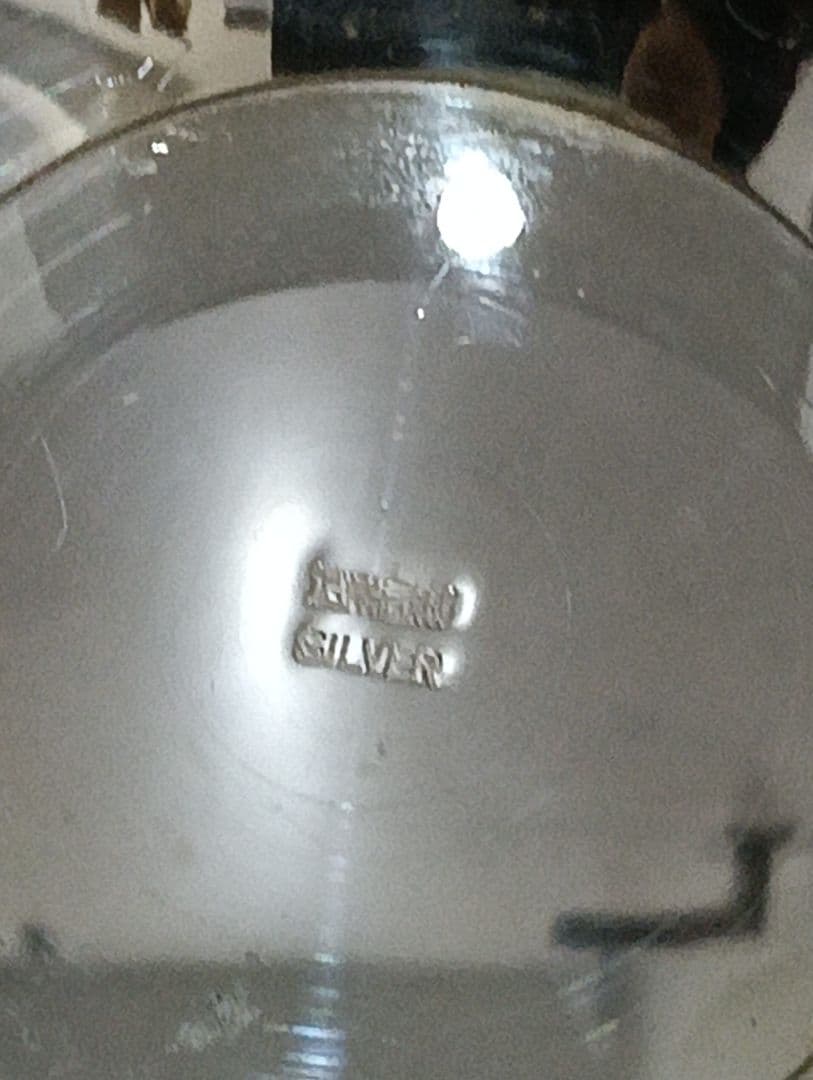 造幣局シルバー製 桜柄　銀杯94.6g　 木箱付き