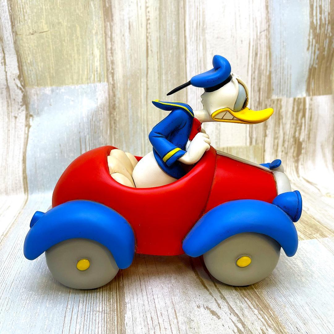 ドナルドダック 赤い車 RUTTEN ルッテン社製 レジン製 ビッグフィギュア