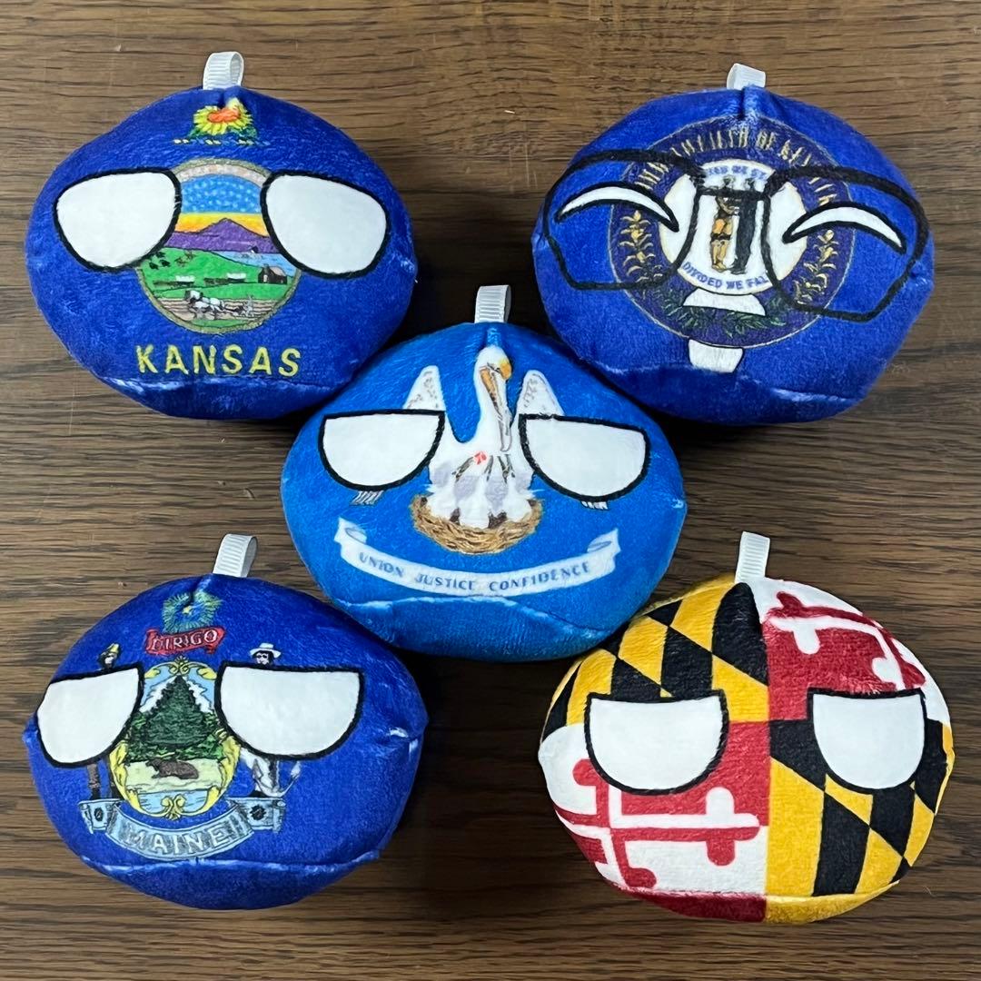 ぬいぐるみ Polandball plush dolls All USA