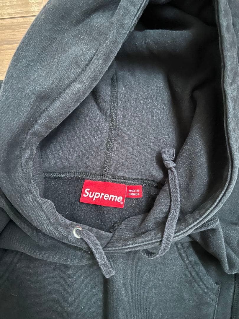 Supreme パーカーM シュプリームビッグロゴパーカー ブラック