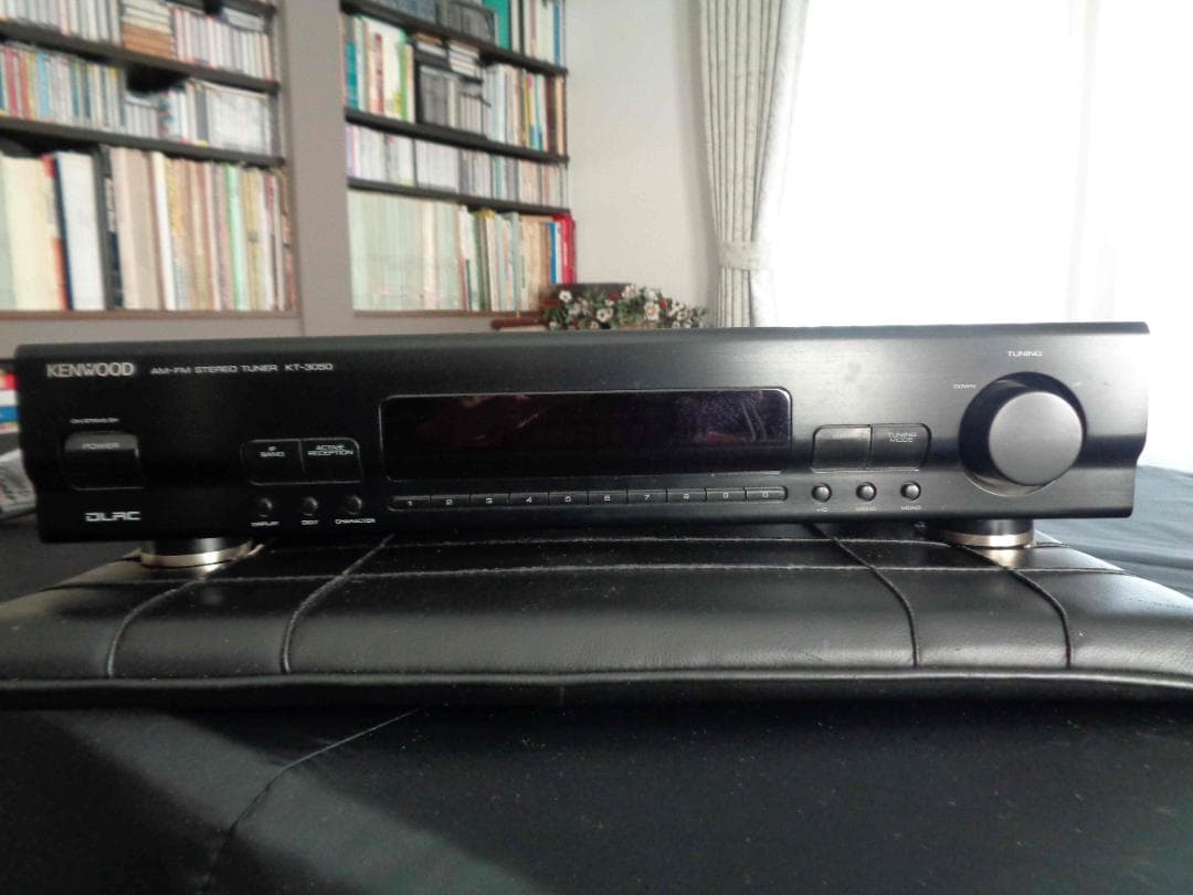 値下げ！ケンウッド FM/AMチューナーKT-3050 リモコン付き（ジャンク）