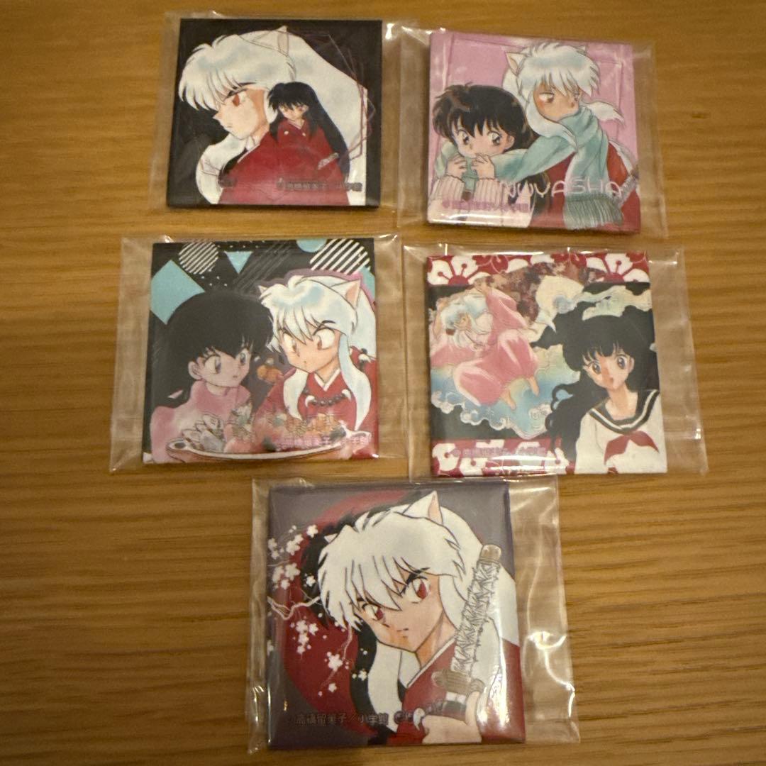 犬夜叉　原作絵　スクエア　缶バッジ