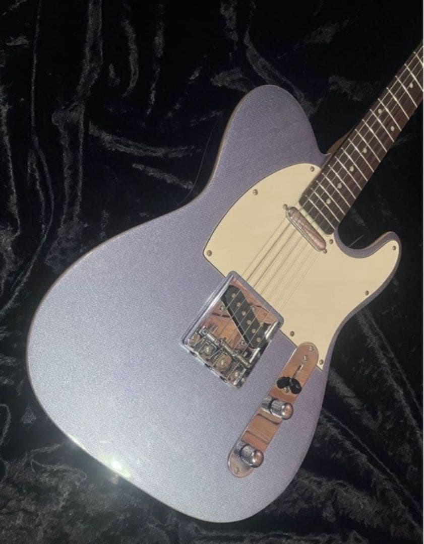 希少　Bacchus テレキャスター　バインディング　青