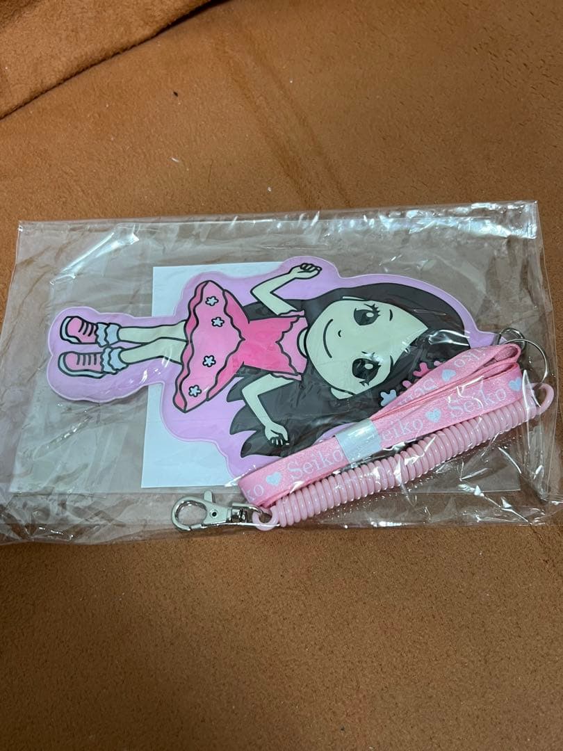 松田聖子　コンサート　ライブ　グッズ　似顔絵　パスケース　チケット入れ