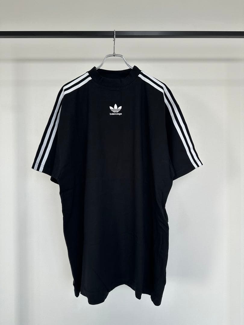 BALENCIAGA×adidas スリーストライプオーバーサイズTシャツ