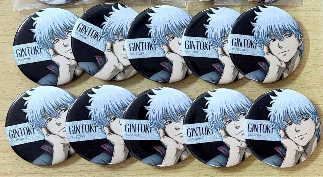 銀魂 坂田銀時 銀魂わーるど 缶バッジ まとめ売り